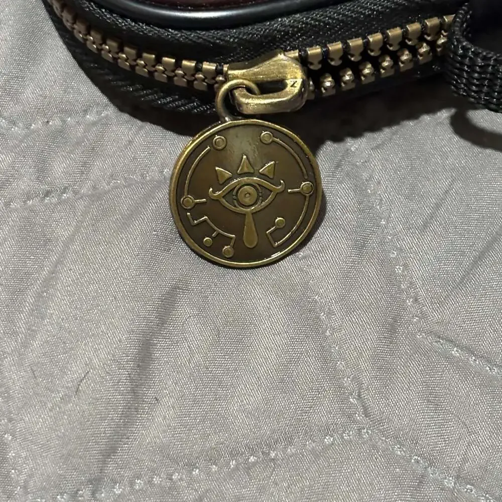 Nintendo Switch Legend of Zelda Breath of the Wild Brown Leather Carrying Case